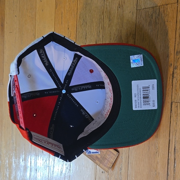 NWT Mitchell & Ness Houston Rockets "WHAT THE" Snapback Hat 75th Anniversary - Picture 9 of 12